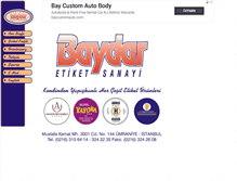 Tablet Screenshot of baydaretiket.com